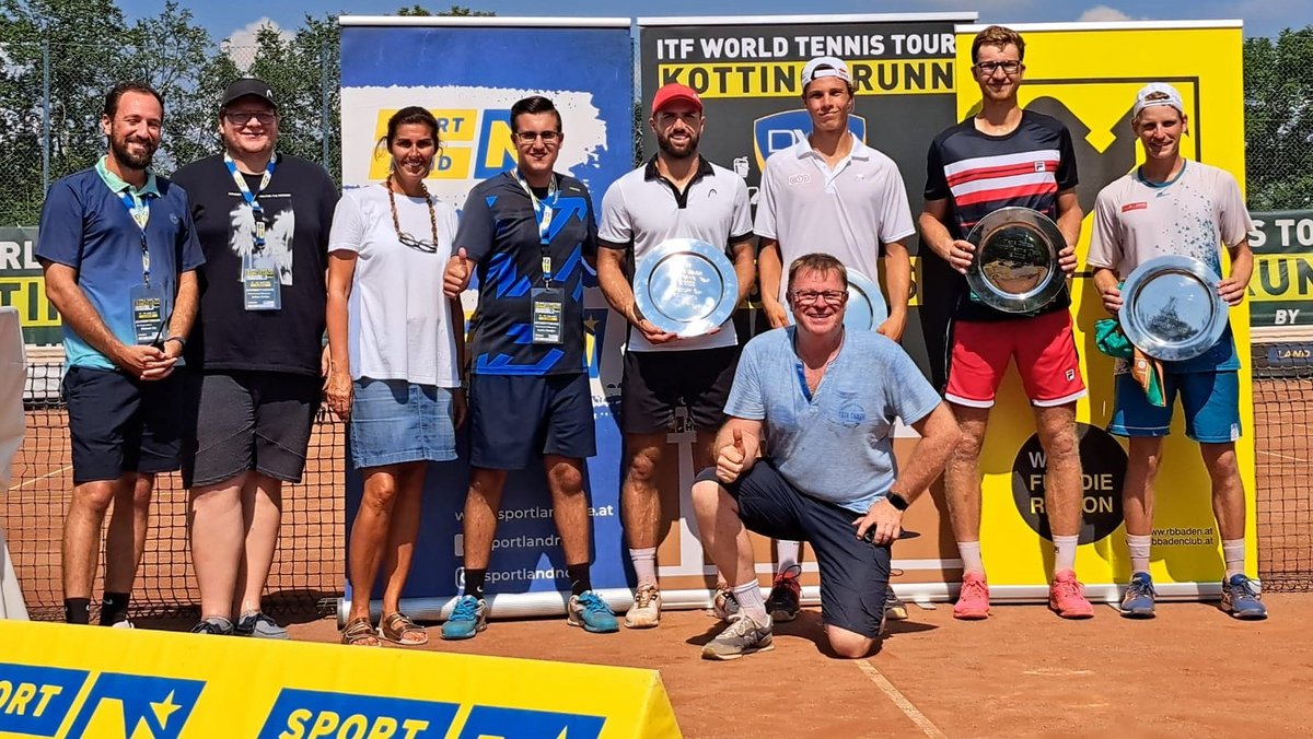 Schwarzler won his first men’s doubles title at the age of 17